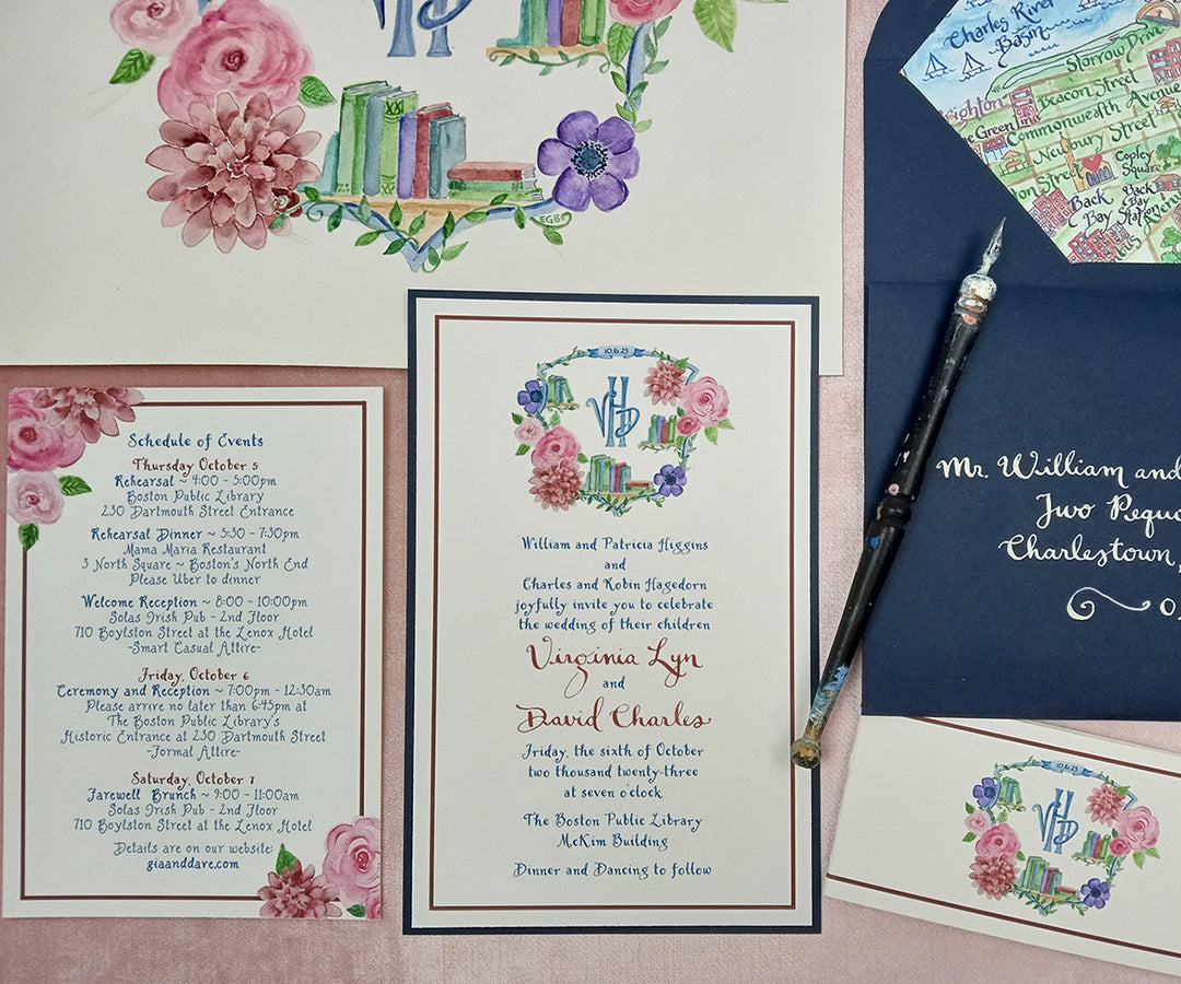 Custom Wedding Crest