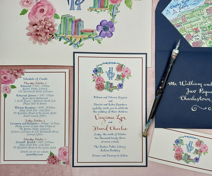 Custom Wedding Crest