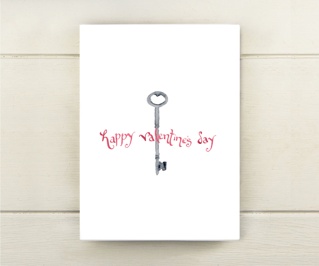 Key To My Heart Valentine Card
