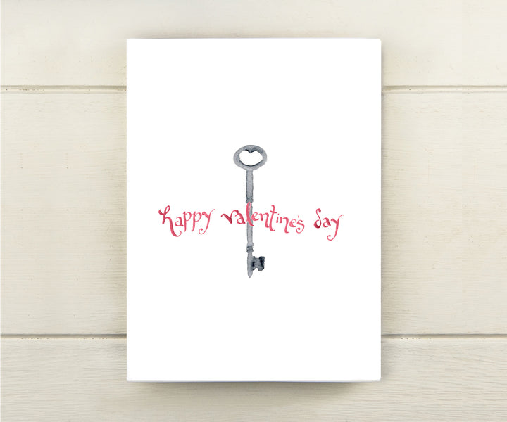 Key To My Heart Valentine Card