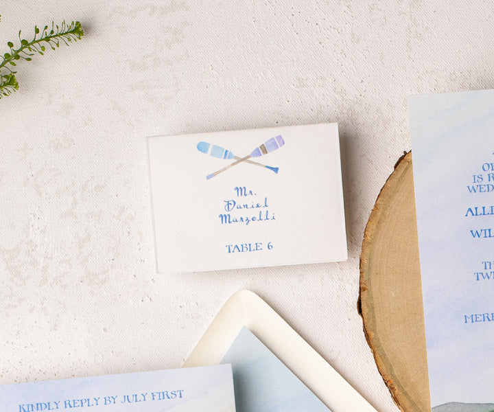 Lake View place card