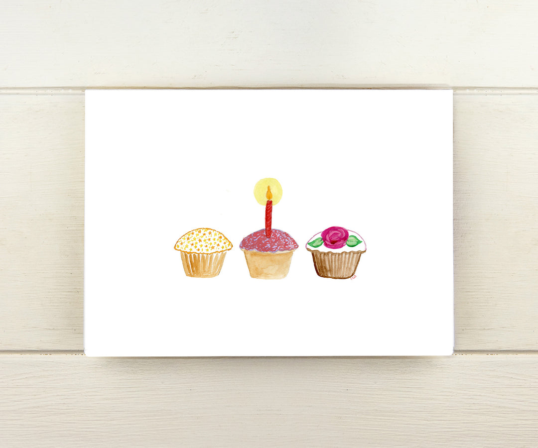 Large Cupcakes Card