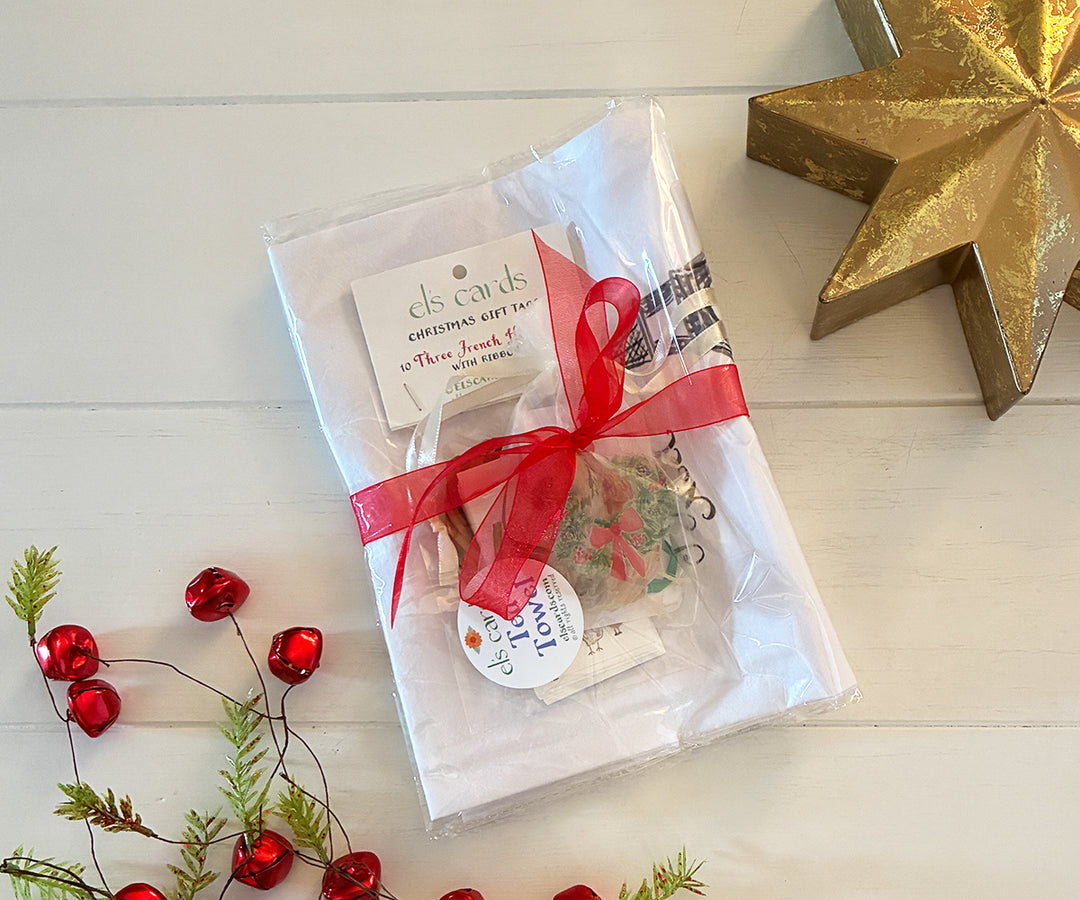 gift set with ribbon