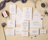 lavender wedding invitation