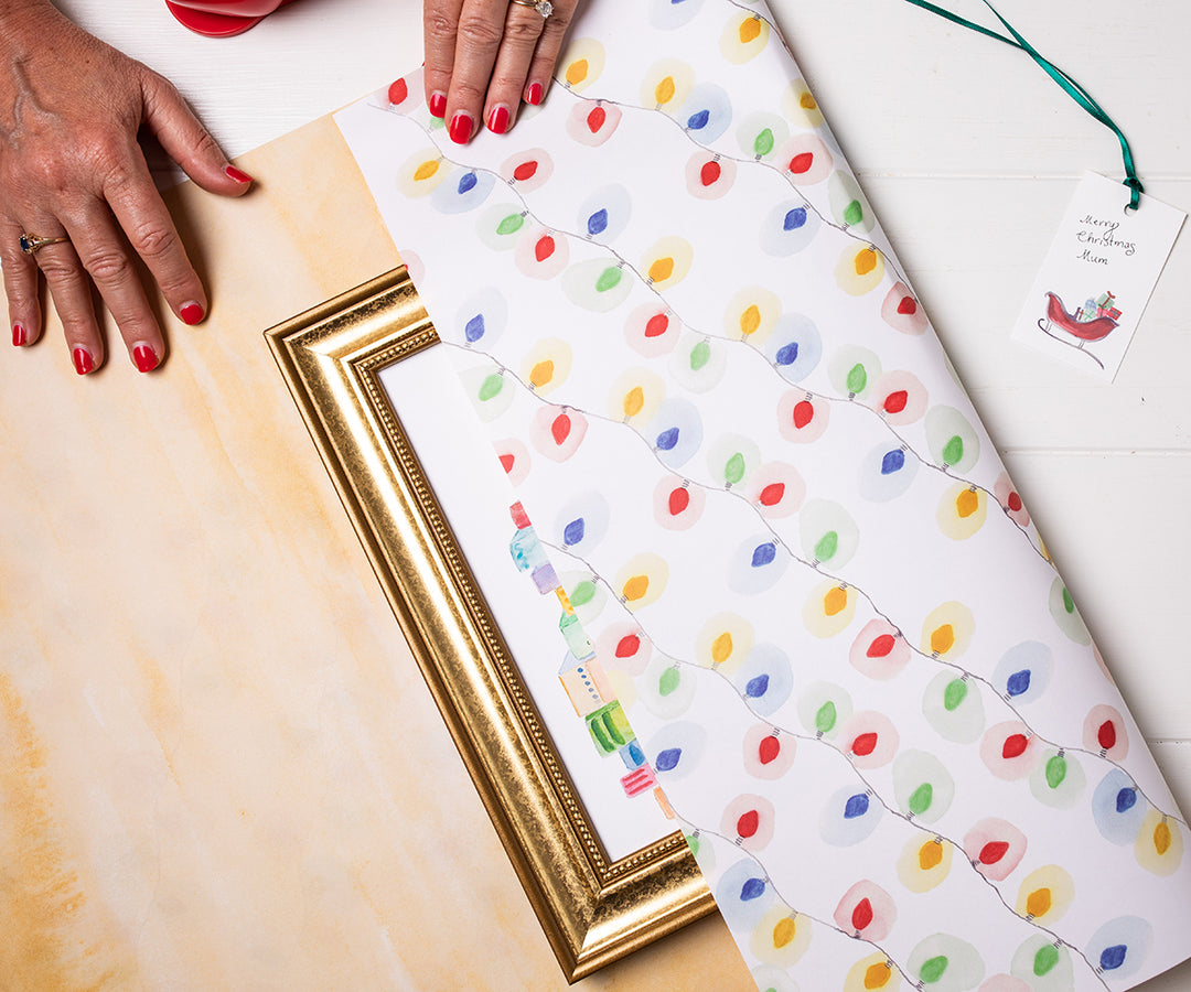 Holiday Lights 2-Sided Gift Wrap