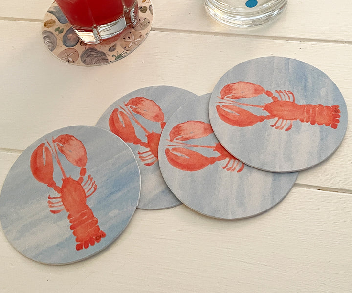 Classic Lobster Drink Coasters
