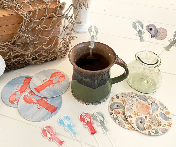Classic Lobster Drink Coasters