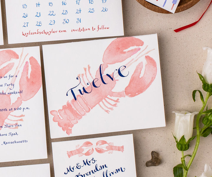 Lobster table number