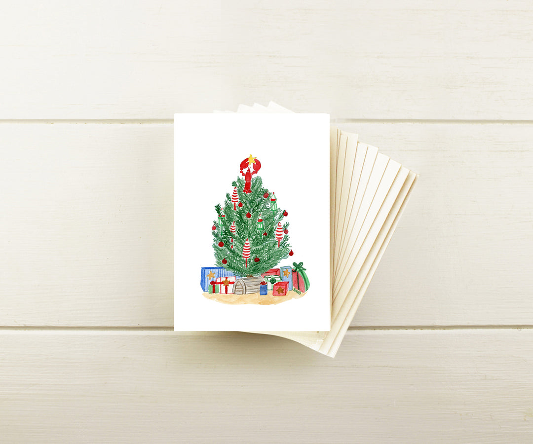 Lobsterman's Tree Note Cards