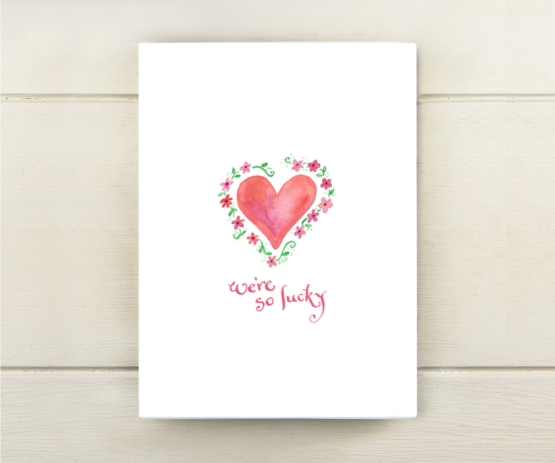 Lucky Heart Valentine Card