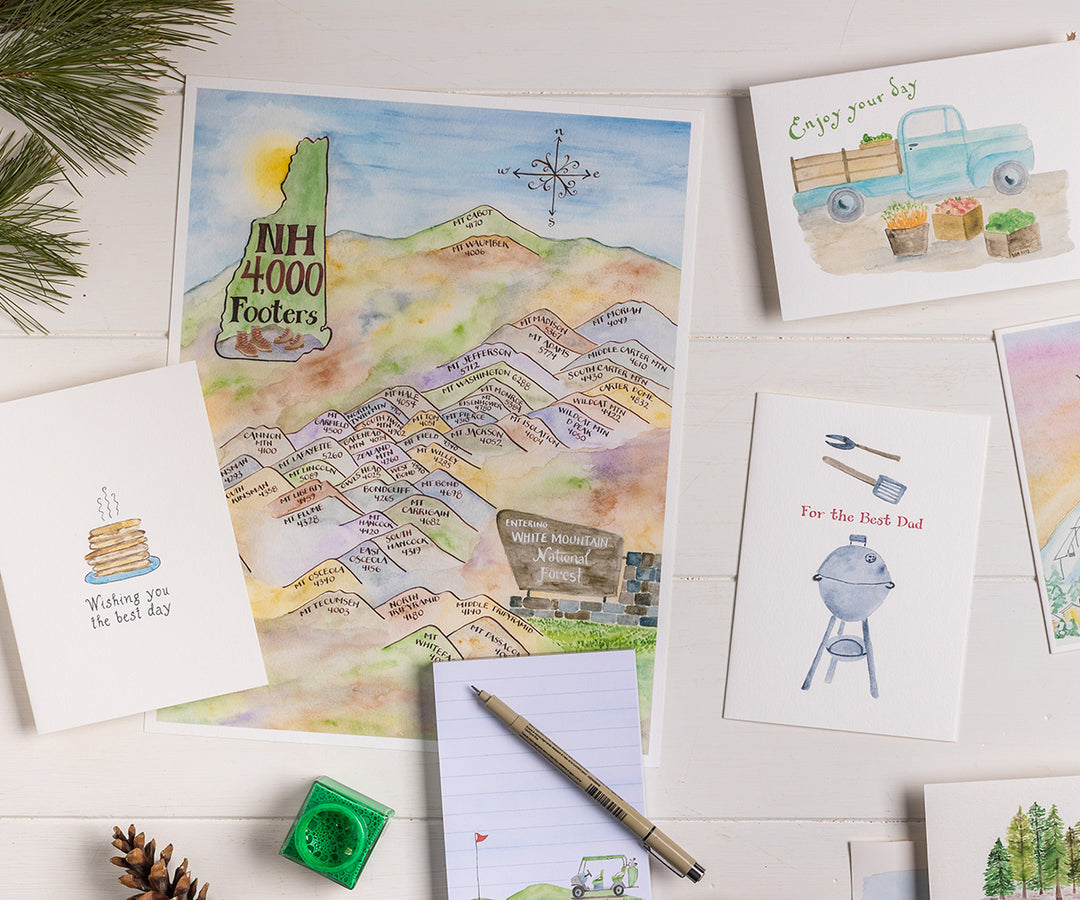 4,000 Footers NH Note Cards