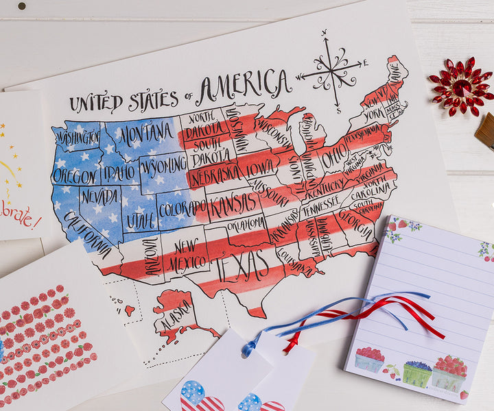 Map of The United States