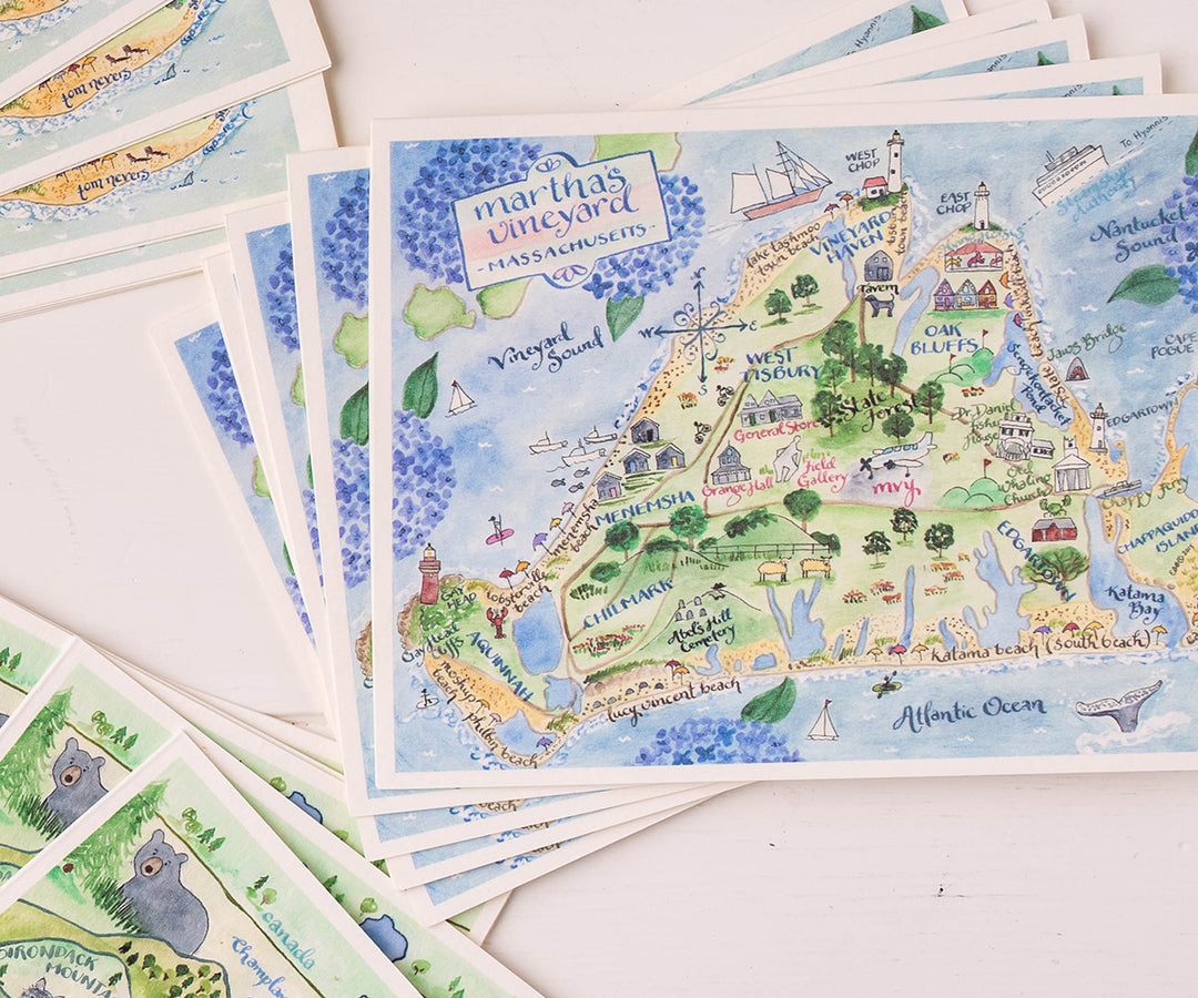 Martha's Vineyard, MA Note Cards