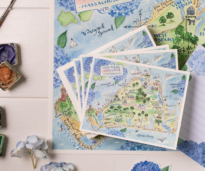 Martha's Vineyard, MA Note Cards