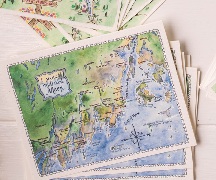 Midcoast Maine Note Cards