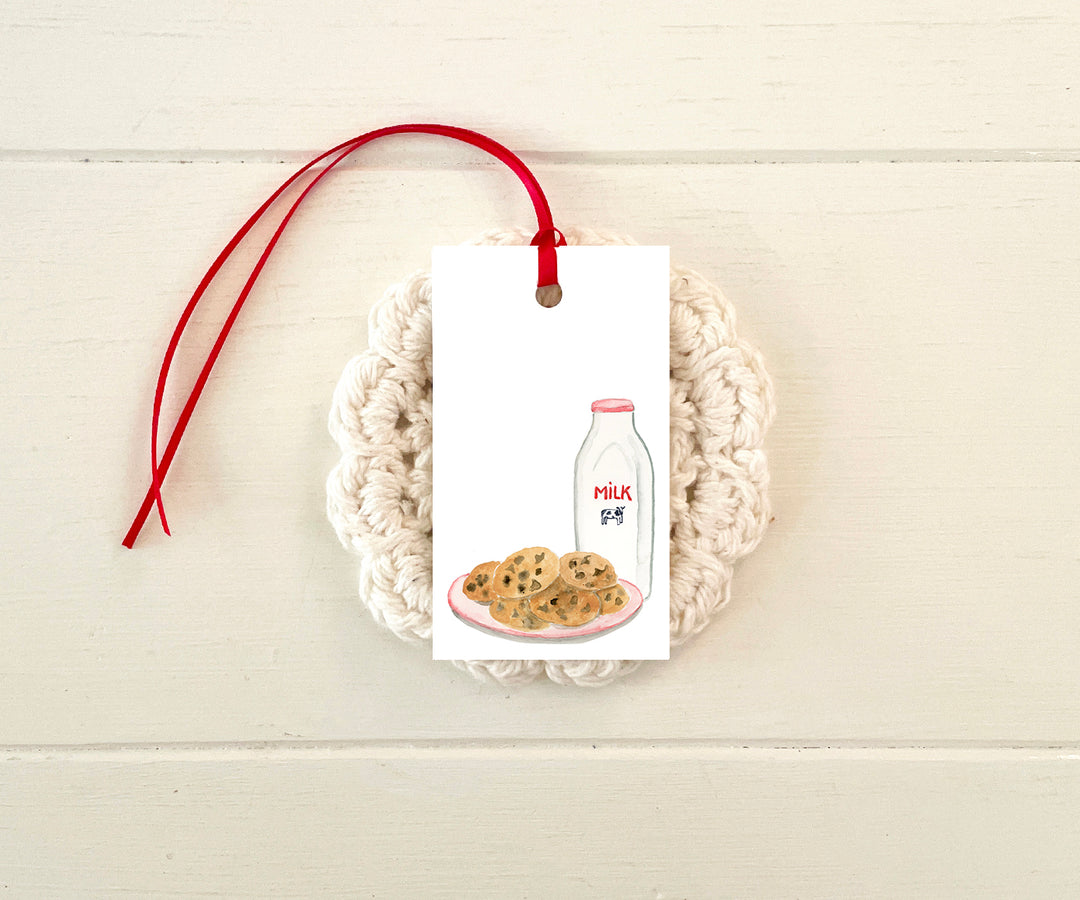 Cookies & Milk Gift Tags