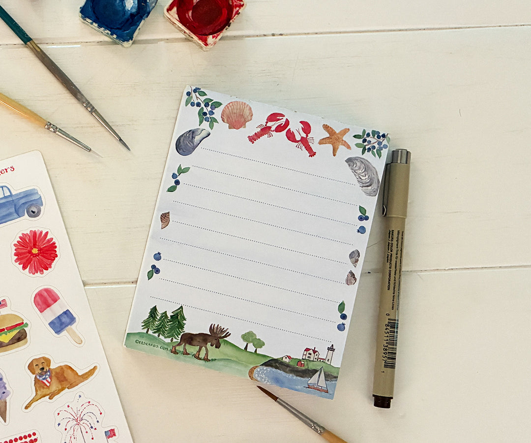 Mini Maine Notepad
