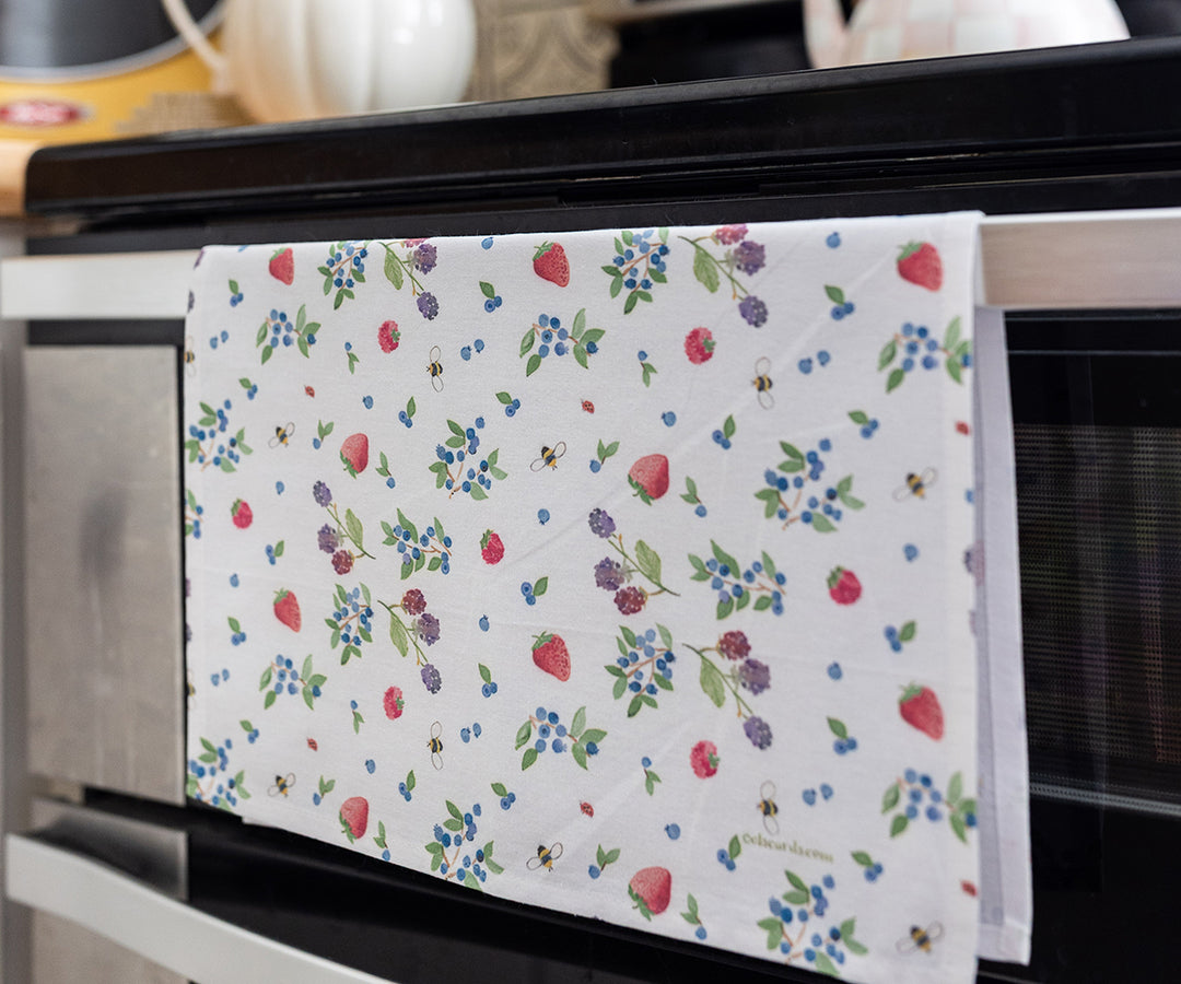 Mixed Berries Tea Towel
