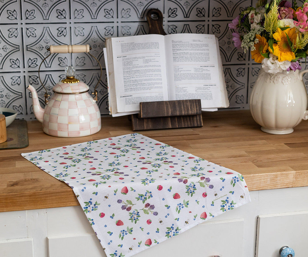 Mixed Berries Tea Towel