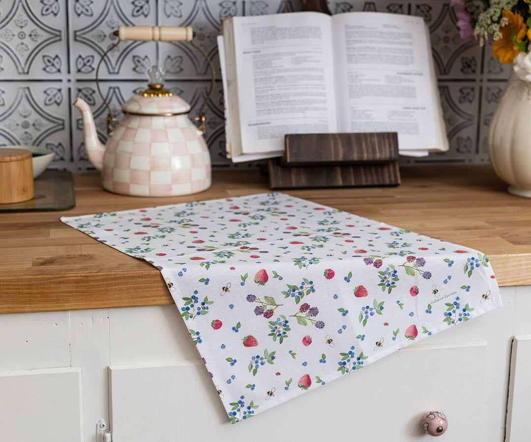 Mixed Berries Tea Towel