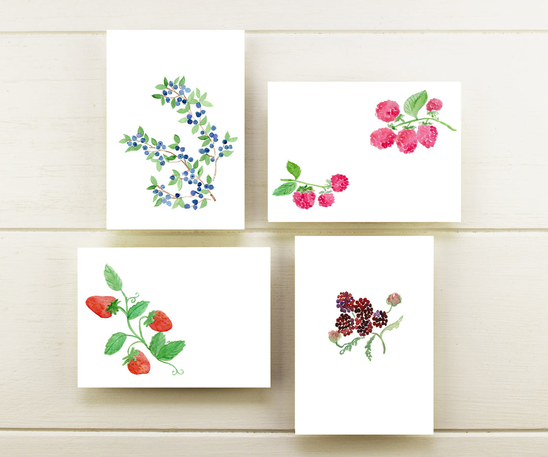 Mixed Berries Note Cards