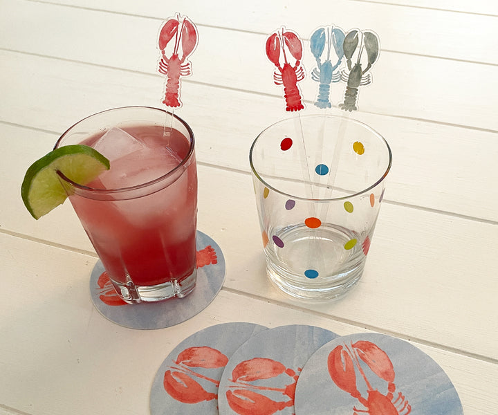 Mixed Lobsters Stir Sticks