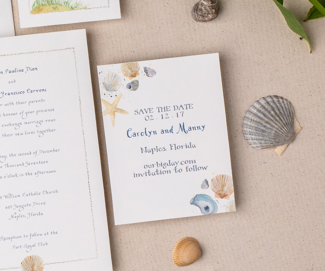 Mixed Shells Save the Date