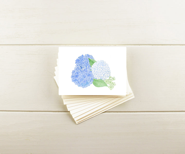 Mixed Hydrangeas Note Cards