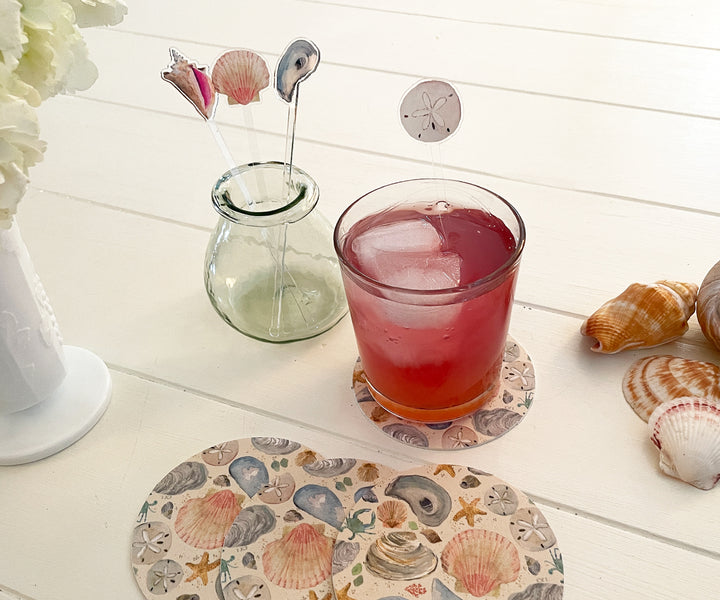 Sand Dollar Stir Sticks