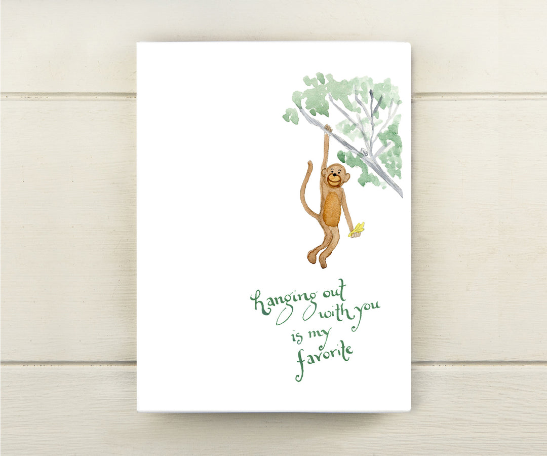 Monkey Card