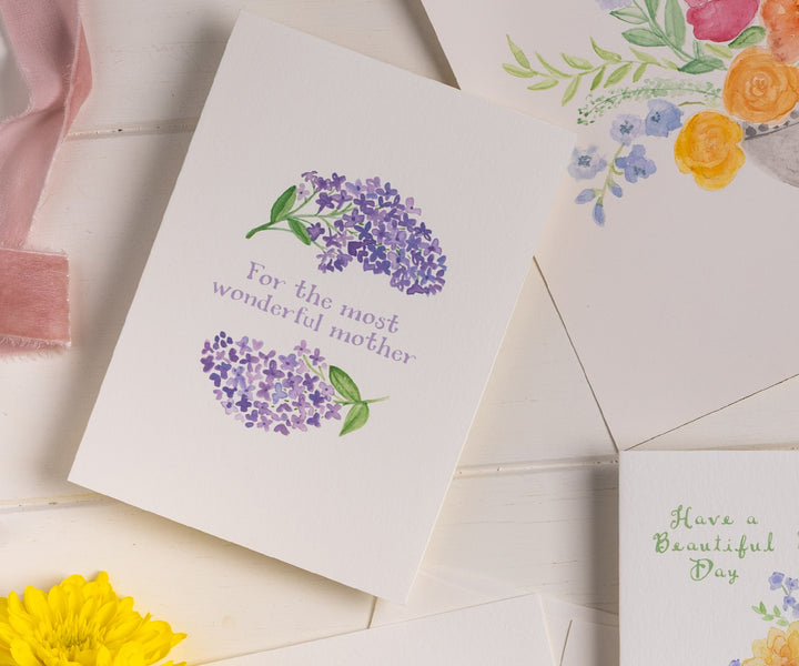 Lilac Mother's Day Card
