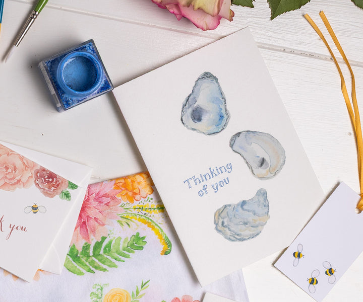 Oysters Thinking of You Card