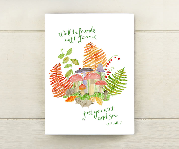 Mushroom Friends Card