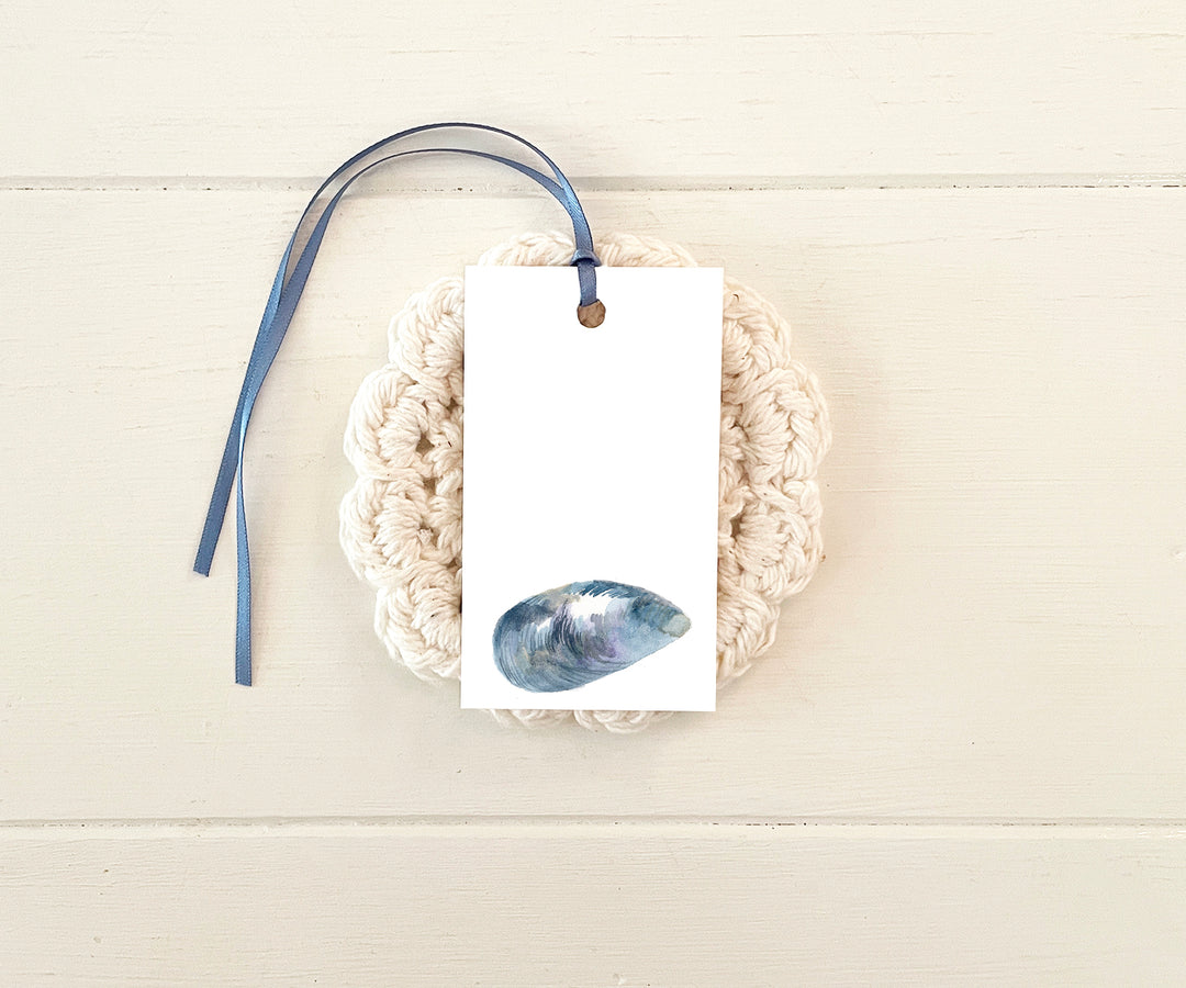 Mussel Shell Gift Tags