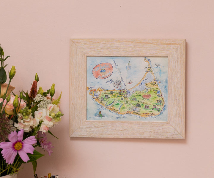 Map of Nantucket, MA
