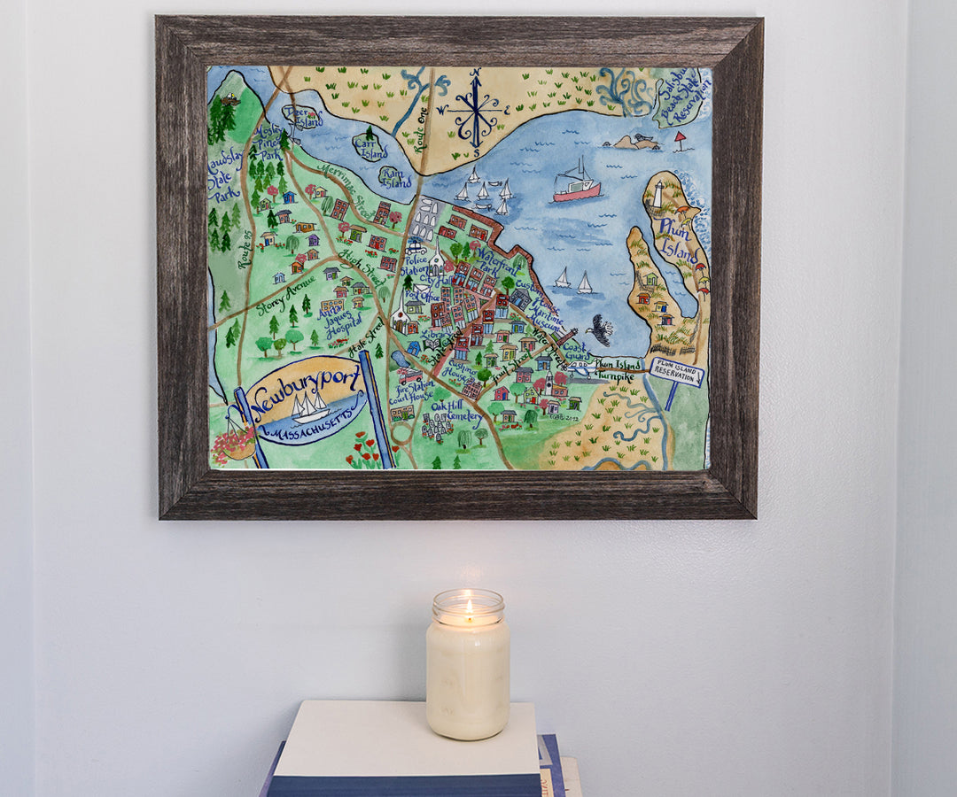 Map of Newburyport, MA