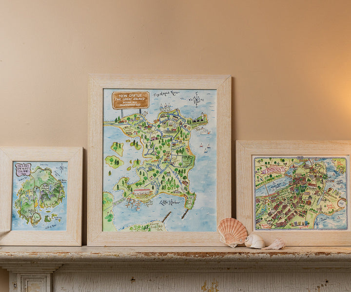 Map of New Castle, NH