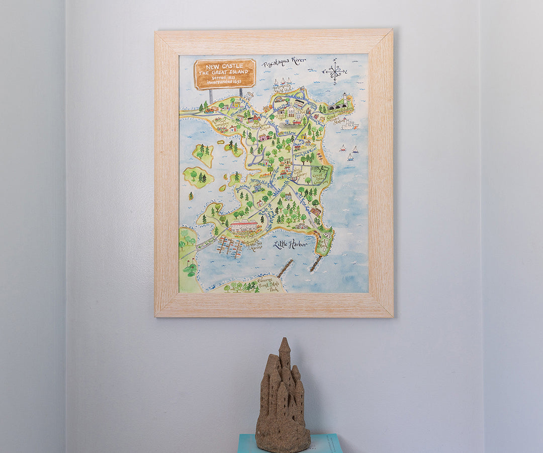 Map of New Castle, NH