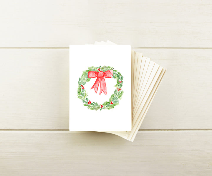 New Wreath Holiday Note Cards