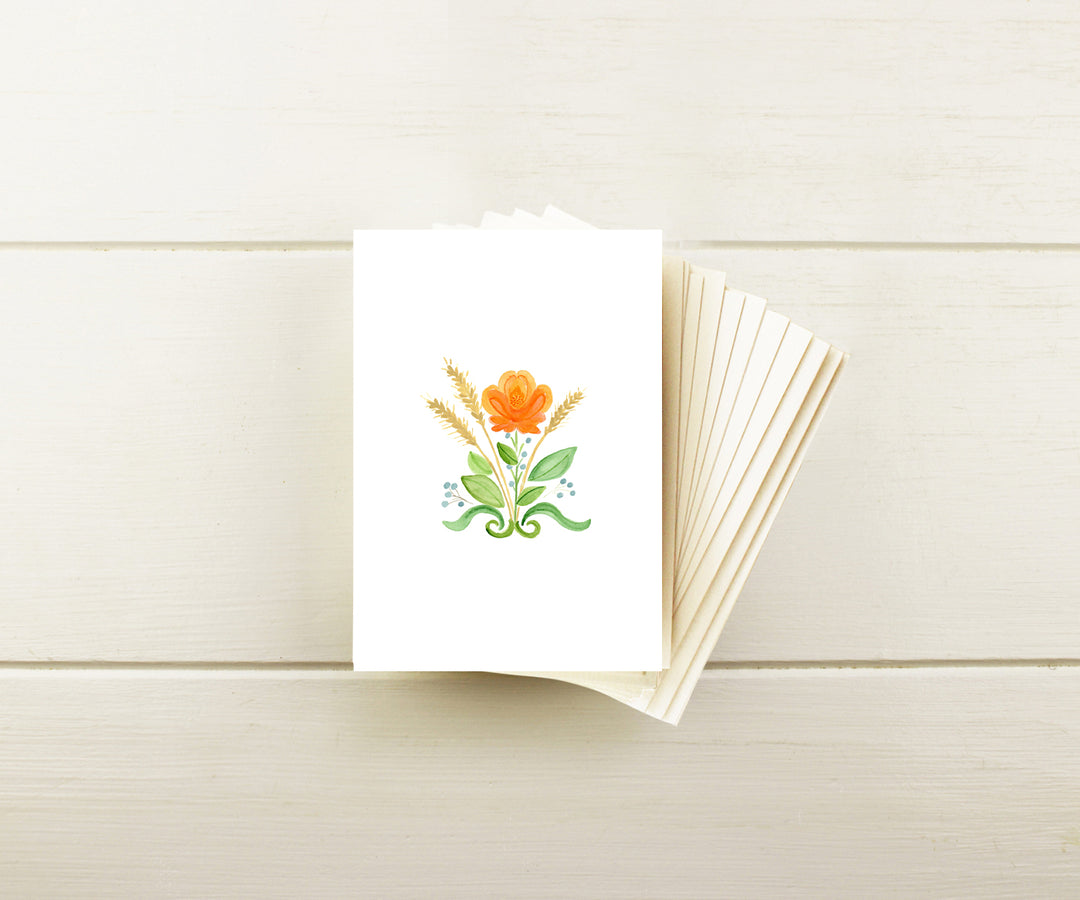 Nordic Flower Note Cards