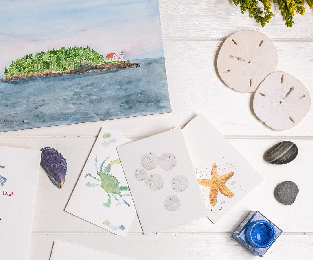 Beachcombing Note Cards