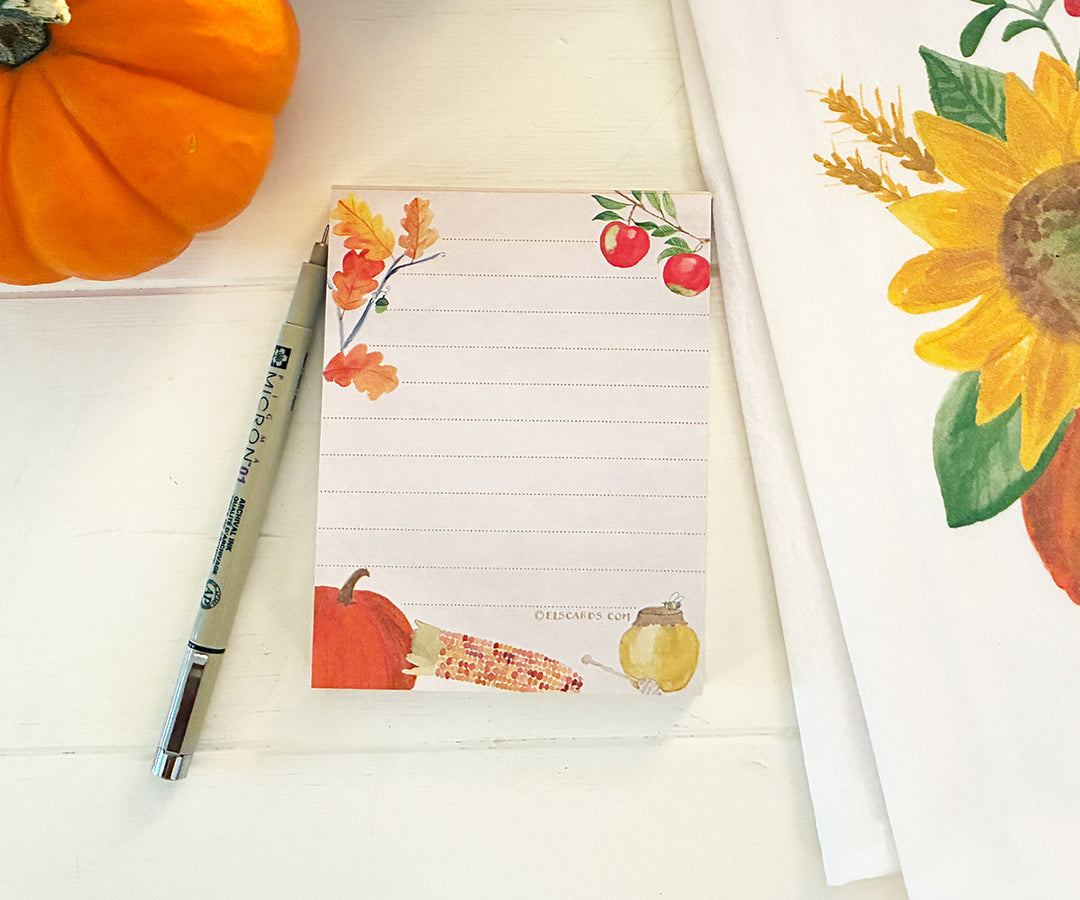 Mini Autumn Colors Notepad
