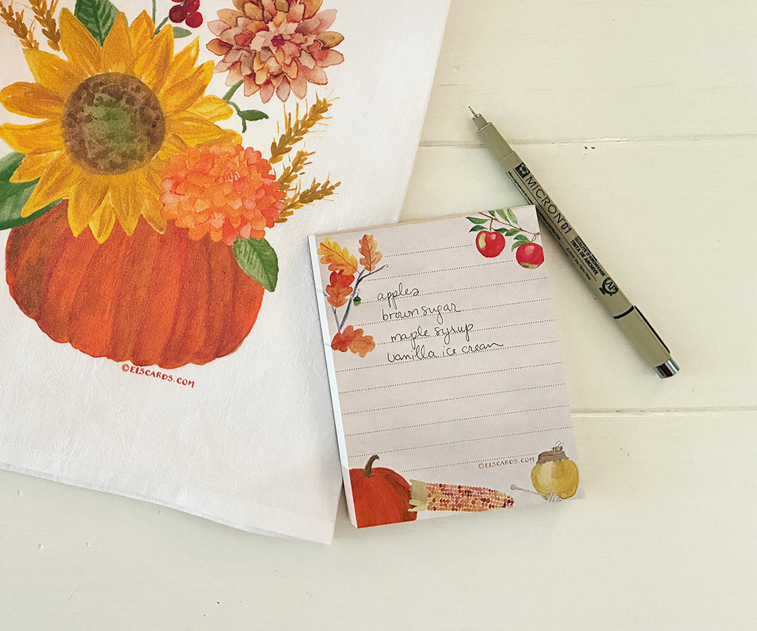 Mini Autumn Colors Notepad