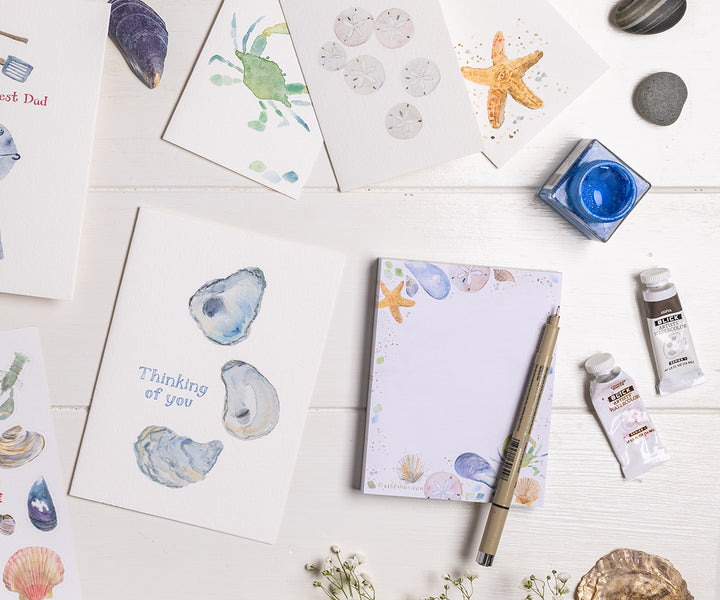 Beach Treasures Notepad
