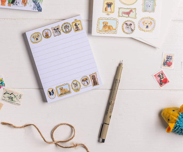 Dog Gallery Notepad