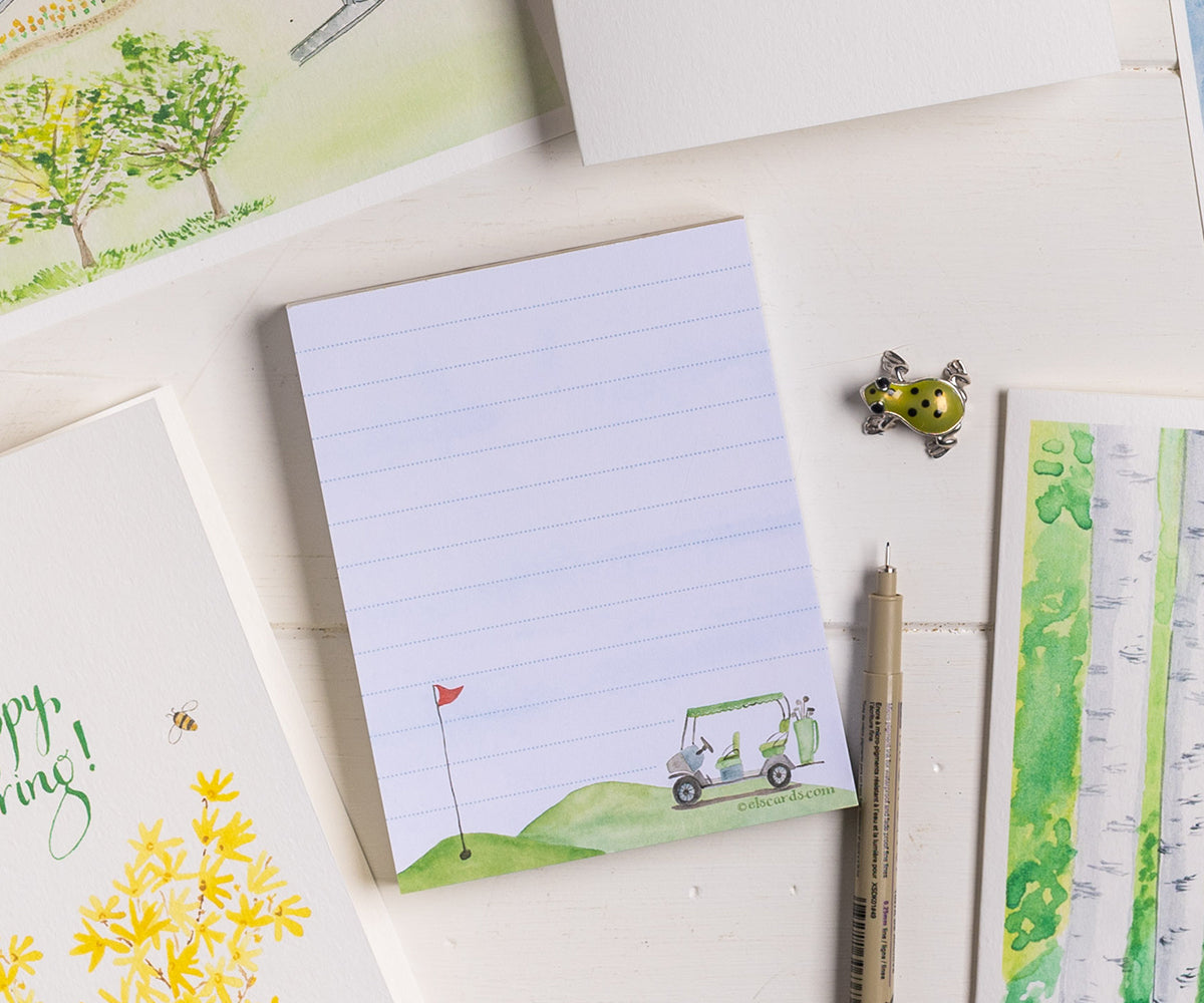 Golf Notepad-mini size – El's Cards
