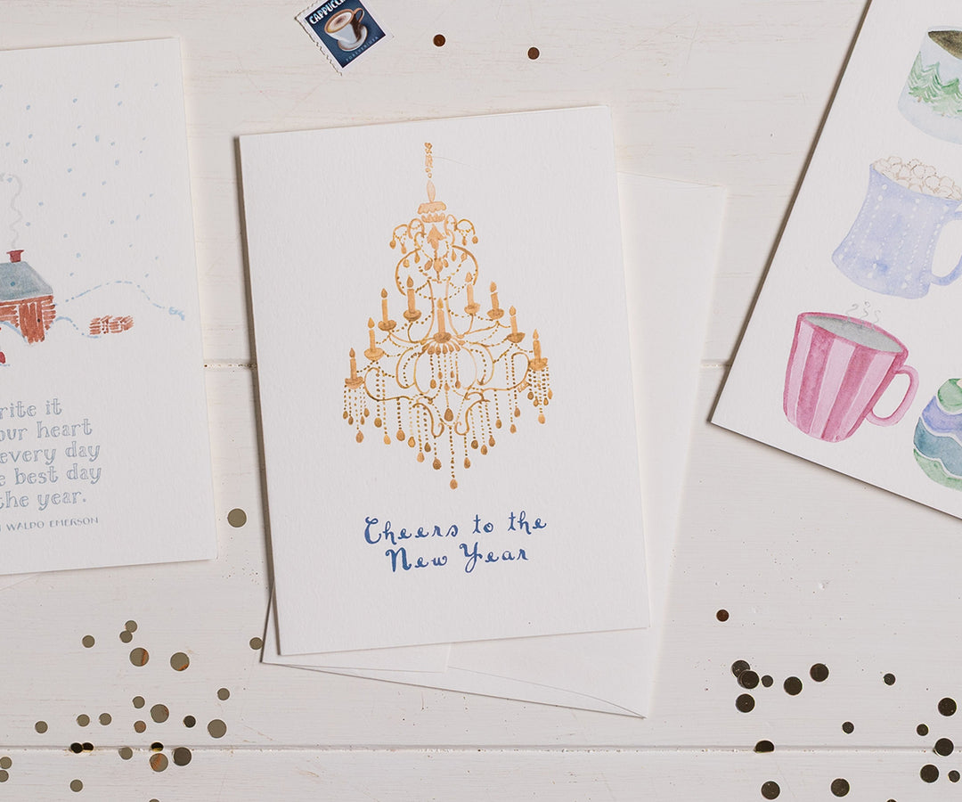 Chandelier New Year's Card