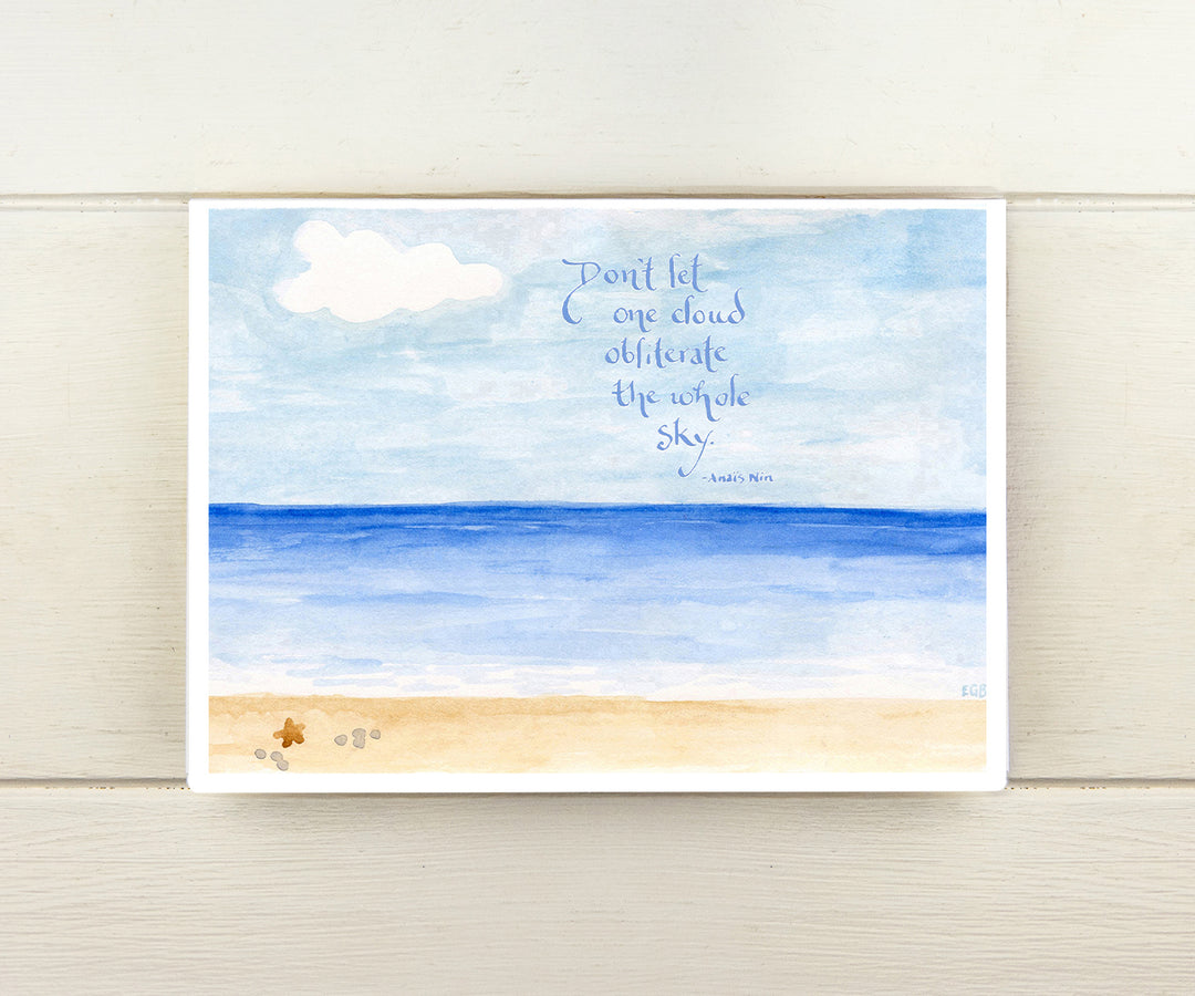One Cloud Anais Nin Quote Card