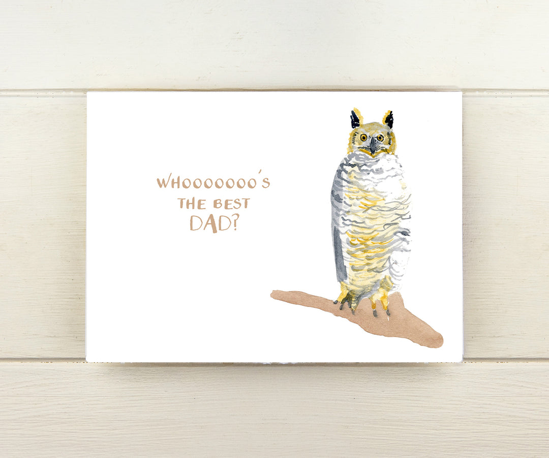 Owl Father's Day Card