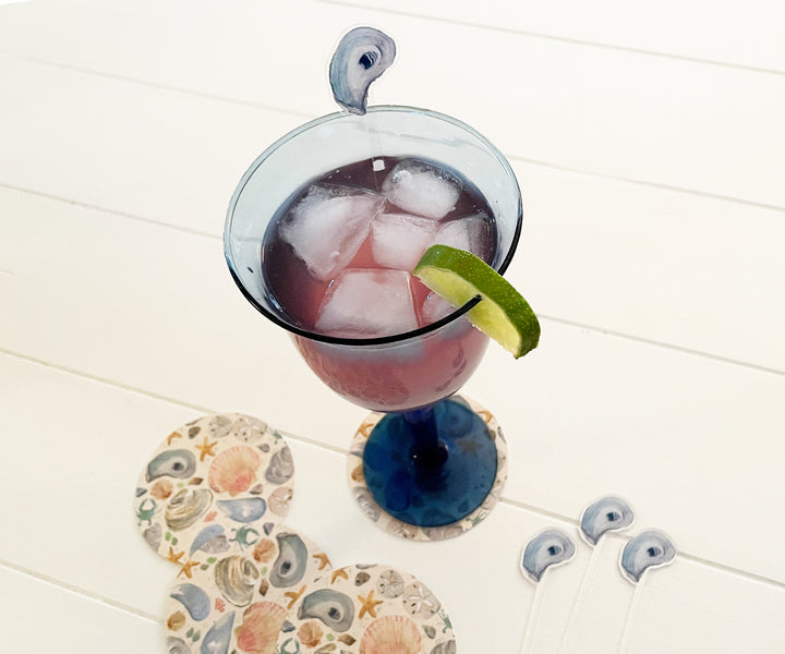 Oyster Shell Stir Sticks
